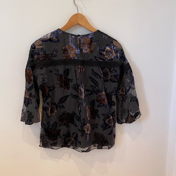 Anthropologie Blouse by Daniel Rainn Size XS Petite - Picture 3 of 11
